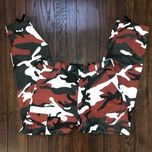 ZUMIEZ - BDU Tactical Red Camo Cargo Pants